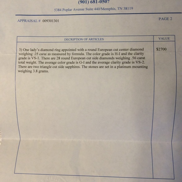 Vintage Art Deco Euro Diamond & Sapphire Ring sz 8 - Picture 10 of 10